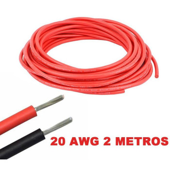 20 AWG flexibilný silikónový elektrický kábel (červený)