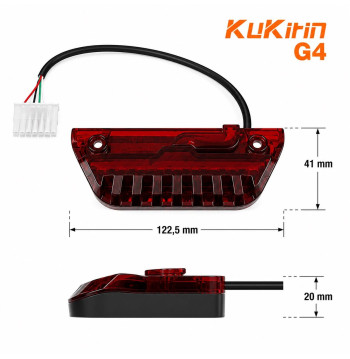 Luz Trasera Para Patinete Kukirin G4