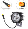 Luz delantera faro con claxon (compatible con Smartgyro Speedway & Rockway y similares)