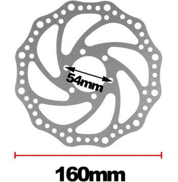 Brzdový kotúč 160MM 6 otvorov