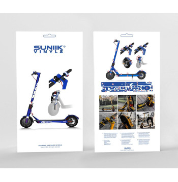 Vinilo para Xiaomi PROSTREET (azul) - KIT COMPLETO (26 PEGATINAS)