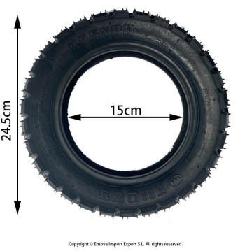 Rueda Cubierta offroad 10x3 6 (255x80) Tubeless