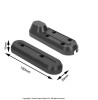 Tapa embellecedor de tornillos para Xiaomi M365 / PRO ( Pack de 2 Unidades ) Negro