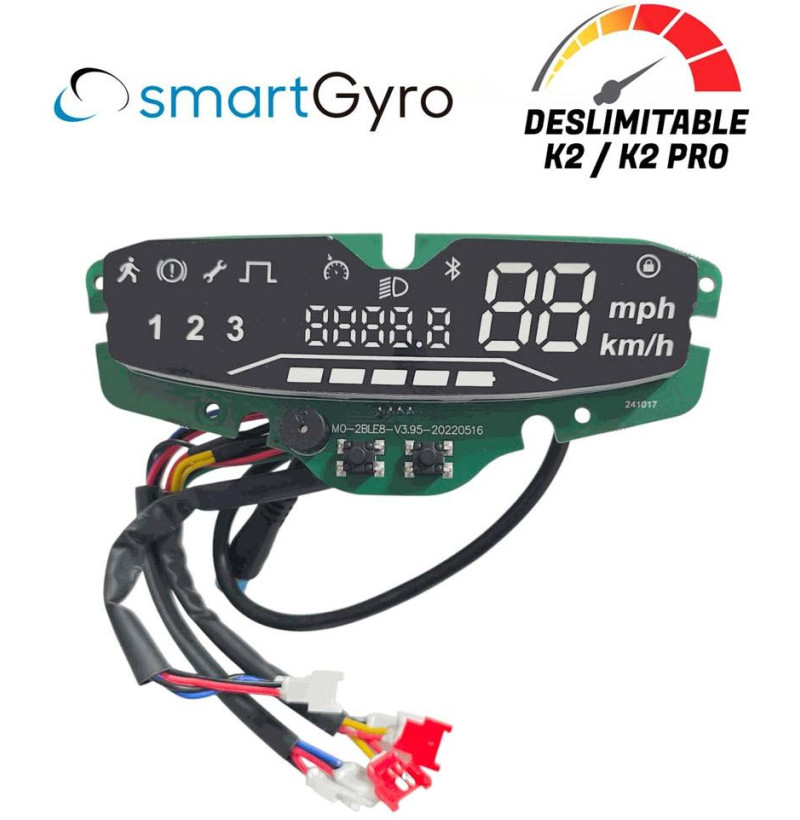Display deslimitable para Smartgyro K2 sin carcasa (4 pines)
