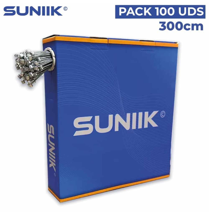Cable de freno 3 metros genérico (pack de 100 unidades)