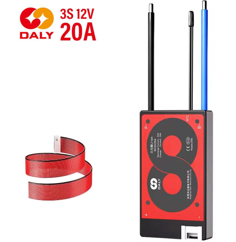 BMS 3S 12V 20A DALY - Nueva generación
