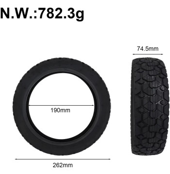 Neumático 70/60-7,5 Tubeless para Ninebot ZT3 Pro