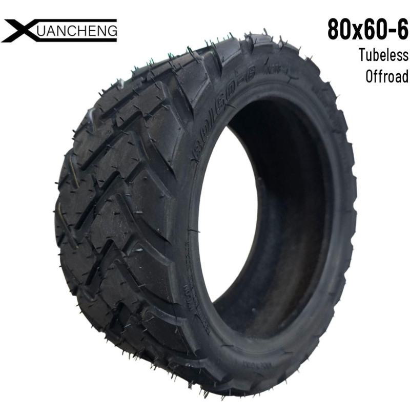 Rueda Cubierta Tubeless 80/60-6