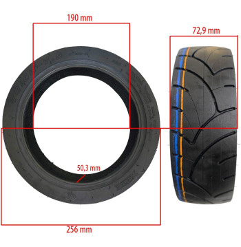 Neumático 70/60-7,5 Tubeless Cityroad para Ninebot ZT3 Pro / Ninebot MAX G3 E(Con gel antipinchazos)